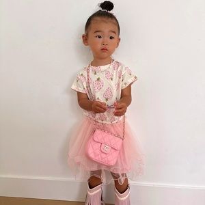 Sun Peony Coconut Strawberry tee + tutu set New all sizes are available